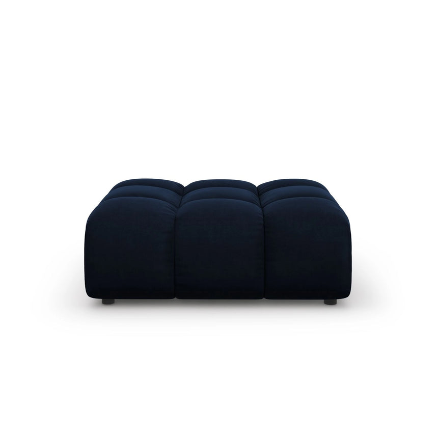 Sky Pouf aus Samt in Königsblau (Casino Deep Blue), 102x80x43 cm von Cosmopolitan Design – Bild 1