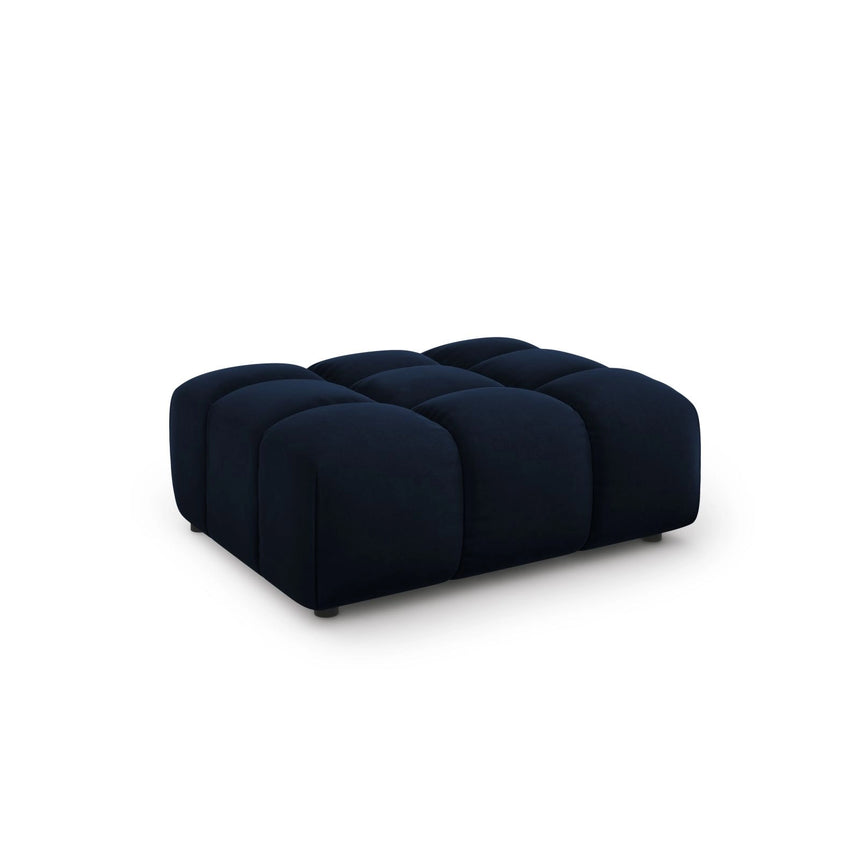 Sky Pouf aus Samt in Königsblau (Casino Deep Blue), 102x80x43 cm von Cosmopolitan Design – Bild 3