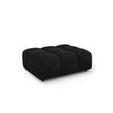 Sky Pouf aus Samt in Schwarz (Casino Black), 102x80x43 cm von Cosmopolitan Design – Bild 3