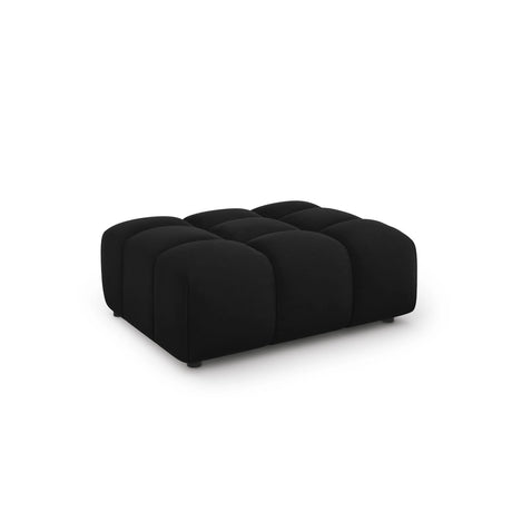 Sky Pouf aus Samt in Schwarz (Casino Black), 102x80x43 cm von Cosmopolitan Design – Bild 3