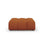 Sky Pouf aus Samt in Terrakotta (Casino Terracota), 102x80x43 cm von Cosmopolitan Design – Bild 1