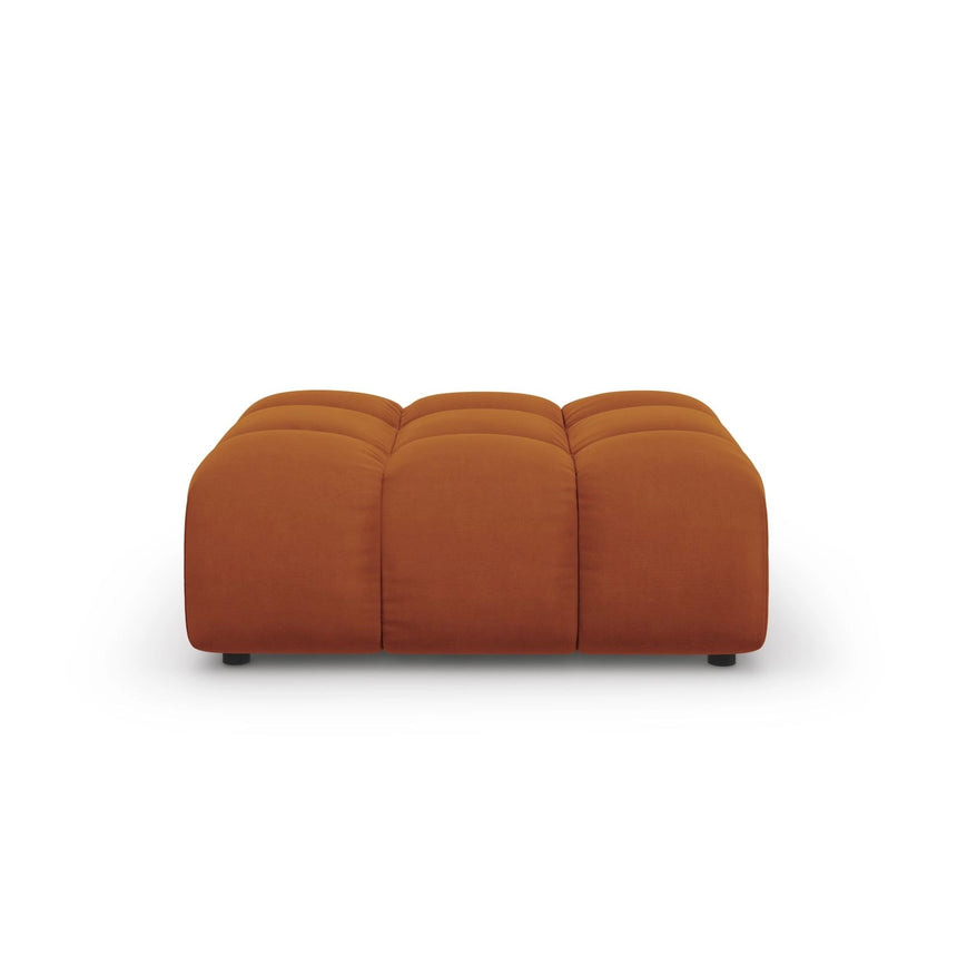 Sky Pouf aus Samt in Terrakotta (Casino Terracota), 102x80x43 cm von Cosmopolitan Design – Bild 1