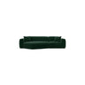 Strino 3-Sitzer Ecksofa, Linke Seite, aus Samt in Flaschengrün (Salvador 7), 308x136x78 cm von Cosmopolitan Design – Bild 1