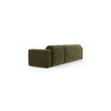 Strino 3-Sitzer Ecksofa, Linke Seite, aus Samt in Grün (Salvador 8), 308x136x78 cm von Cosmopolitan Design – Bild 4
