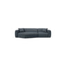 Strino 3-Sitzer Ecksofa, Linke Seite, aus Strukturierter Stoff in Dunkelblau (Sorella 77), 308x136x78 cm von Cosmopolitan Design – Bild 1