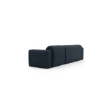 Strino 3-Sitzer Ecksofa, Linke Seite, aus Strukturierter Stoff in Dunkelblau (Sorella 77), 308x136x78 cm von Cosmopolitan Design – Bild 4