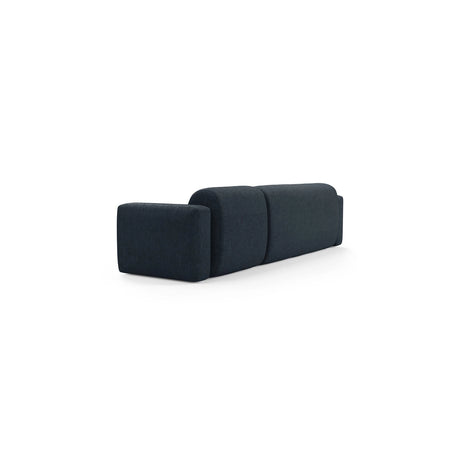 Strino 3-Sitzer Ecksofa, Linke Seite, aus Strukturierter Stoff in Dunkelblau (Sorella 77), 308x136x78 cm von Cosmopolitan Design – Bild 4