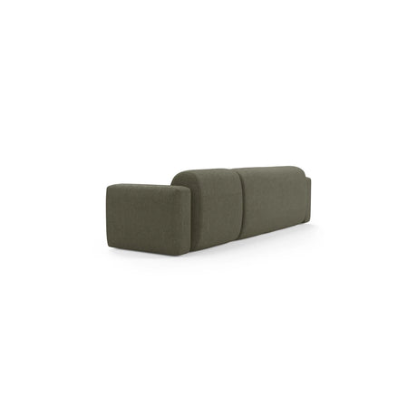 Strino 3-Sitzer Ecksofa, Linke Seite, aus Strukturierter Stoff in Dunkles Olivgrün (Sorella 34), 308x136x78 cm von Cosmopolitan Design – Bild 4