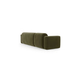 Strino 3-Sitzer Ecksofa, Rechte Seite, aus Samt in Grün (Salvador 8), 308x136x78 cm von Cosmopolitan Design – Bild 4
