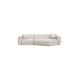 Strino 3-Sitzer Ecksofa, Rechte Seite, aus Samt oder Strukturstoff, 308x136x78 cm von Cosmopolitan Design – Bild 1