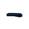 Strino 3-Sitzer Ecksofa, symmetrisch, aus Samt in Königsblau (Salvador 5), 344x210x78 cm von Cosmopolitan Design – Bild 1