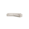 Strino 3-Sitzer Ecksofa, symmetrisch, aus Samt oder Strukturstoff, 344x210x78 cm von Cosmopolitan Design – Bild 1