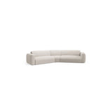 Strino 3-Sitzer Ecksofa, symmetrisch, aus Samt oder Strukturstoff, 344x210x78 cm von Cosmopolitan Design – Bild 2