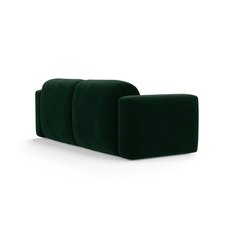 Strino 3-Sitzer Sofa aus Samt in Flaschengrün (Salvador 7), 220x98x78 cm von Cosmopolitan Design – Bild 4
