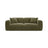 Strino 3-Sitzer Sofa aus Samt in Grün (Salvador 8), 220x98x78 cm von Cosmopolitan Design – Bild 1