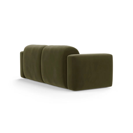 Strino 3-Sitzer Sofa aus Samt in Grün (Salvador 8), 220x98x78 cm von Cosmopolitan Design – Bild 4