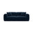 Strino 3-Sitzer Sofa aus Samt in Königsblau (Salvador 5), 220x98x78 cm von Cosmopolitan Design – Bild 1
