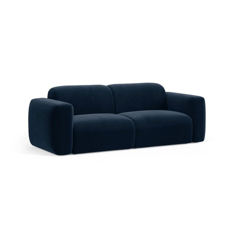 Strino 3-Sitzer Sofa aus Samt in Königsblau (Salvador 5), 220x98x78 cm von Cosmopolitan Design – Bild 3