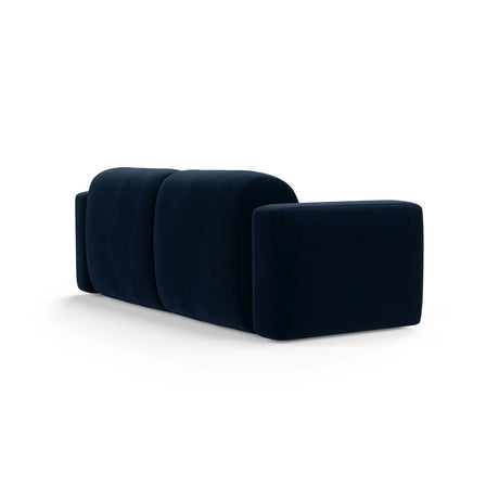 Strino 3-Sitzer Sofa aus Samt in Königsblau (Salvador 5), 220x98x78 cm von Cosmopolitan Design – Bild 4