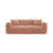 Strino 3-Sitzer Sofa aus Samt in Rosa (Salvador 11), 220x98x78 cm von Cosmopolitan Design – Bild 1