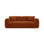 Strino 3-Sitzer Sofa aus Samt in Terrakotta (Salvador 14), 220x98x78 cm von Cosmopolitan Design – Bild 1