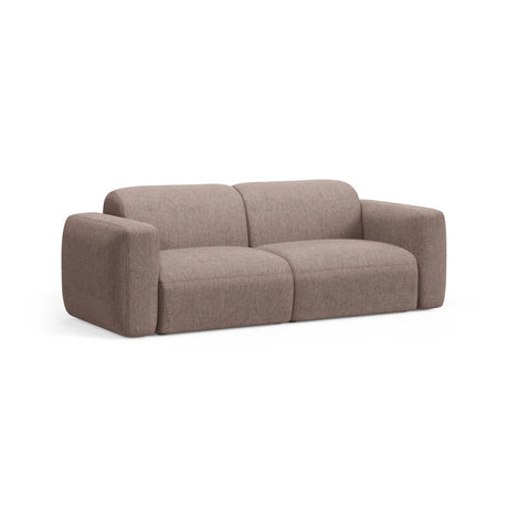 Strino 3-Sitzer Sofa aus Strukturierter Stoff in Cappuccino (Sorella 21), 220x98x78 cm von Cosmopolitan Design – Bild 3