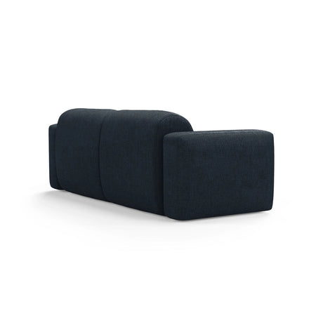 Strino 3-Sitzer Sofa aus Strukturierter Stoff in Dunkelblau (Sorella 77), 220x98x78 cm von Cosmopolitan Design – Bild 4