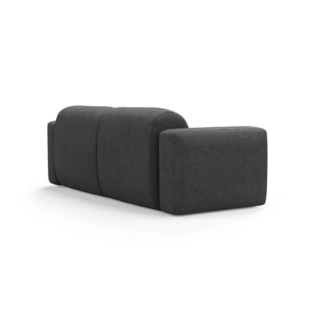 Strino 3-Sitzer Sofa aus Strukturierter Stoff in Grau (Sorella 89), 220x98x78 cm von Cosmopolitan Design – Bild 4