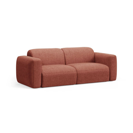 Strino 3-Sitzer Sofa aus Strukturierter Stoff in Koralle (Sorella 58), 220x98x78 cm von Cosmopolitan Design – Bild 3