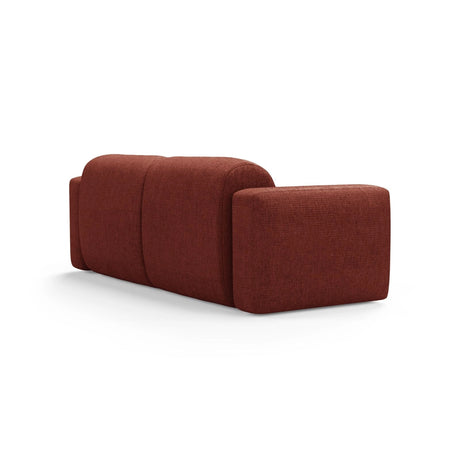 Strino 3-Sitzer Sofa aus Strukturierter Stoff in Koralle (Sorella 58), 220x98x78 cm von Cosmopolitan Design – Bild 4