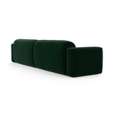 Strino 4-Sitzer Sofa aus Samt in Flaschengrün (Salvador 7), 240x98x78 cm von Cosmopolitan Design – Bild 4