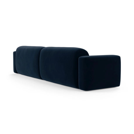 Strino 4-Sitzer Sofa aus Samt in Königsblau (Salvador 5), 240x98x78 cm von Cosmopolitan Design – Bild 4