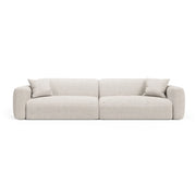 Strino 4-Sitzer Sofa aus Samt oder Strukturstoff, 240x98x78 cm von Cosmopolitan Design – Bild 1