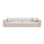 Strino 4-Sitzer Sofa aus Samt oder Strukturstoff, 240x98x78 cm von Cosmopolitan Design – Bild 1