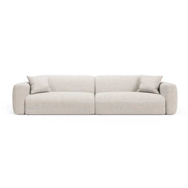 Strino 4-Sitzer Sofa aus Samt oder Strukturstoff, 240x98x78 cm von Cosmopolitan Design – Bild 1