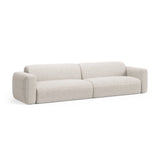 Strino 4-Sitzer Sofa aus Samt oder Strukturstoff, 240x98x78 cm von Cosmopolitan Design – Bild 3