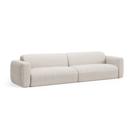 Strino 4-Sitzer Sofa aus Samt oder Strukturstoff, 240x98x78 cm von Cosmopolitan Design – Bild 3