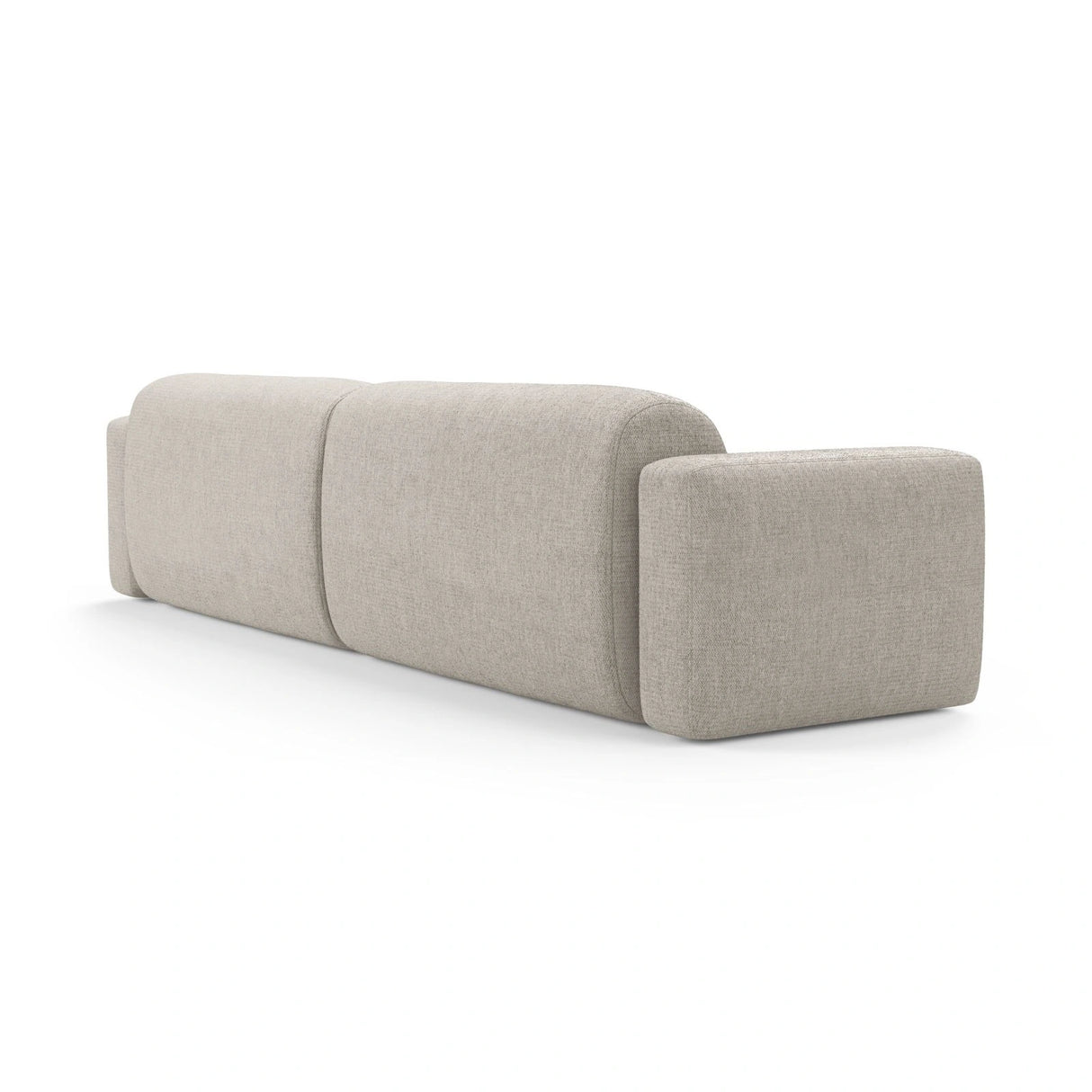 Strino 4-Sitzer Sofa aus Samt oder Strukturstoff, 240x98x78 cm von Cosmopolitan Design – Bild 4
