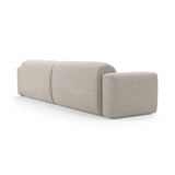 Strino 4-Sitzer Sofa aus Samt oder Strukturstoff, 240x98x78 cm von Cosmopolitan Design – Bild 4