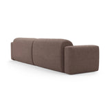 Strino 4-Sitzer Sofa aus Strukturierter Stoff in Cappuccino (Sorella 21), 240x98x78 cm von Cosmopolitan Design – Bild 4