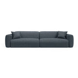 Strino 4-Sitzer Sofa aus Strukturierter Stoff in Dunkelblau (Sorella 77), 240x98x78 cm von Cosmopolitan Design – Bild 1