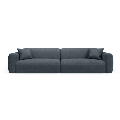 Strino 4-Sitzer Sofa aus Strukturierter Stoff in Dunkelblau (Sorella 77), 240x98x78 cm von Cosmopolitan Design – Bild 1