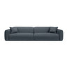 Strino 4-Sitzer Sofa aus Strukturierter Stoff in Dunkelblau (Sorella 77), 240x98x78 cm von Cosmopolitan Design – Bild 1