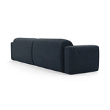 Strino 4-Sitzer Sofa aus Strukturierter Stoff in Dunkelblau (Sorella 77), 240x98x78 cm von Cosmopolitan Design – Bild 4