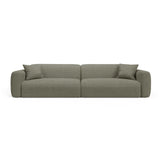 Strino 4-Sitzer Sofa aus Strukturierter Stoff in Dunkles Olivgrün (Sorella 34), 240x98x78 cm von Cosmopolitan Design – Bild 1