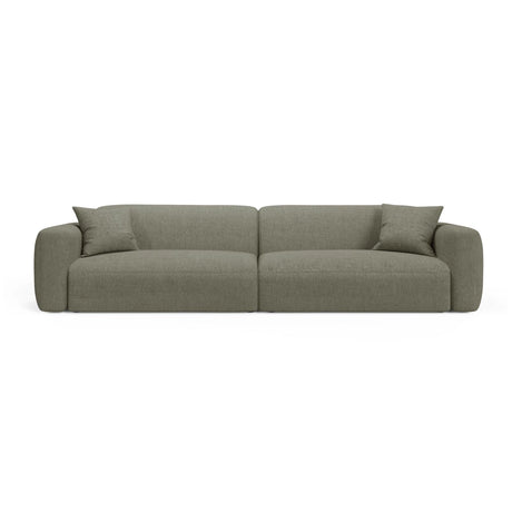 Strino 4-Sitzer Sofa aus Strukturierter Stoff in Dunkles Olivgrün (Sorella 34), 240x98x78 cm von Cosmopolitan Design – Bild 1