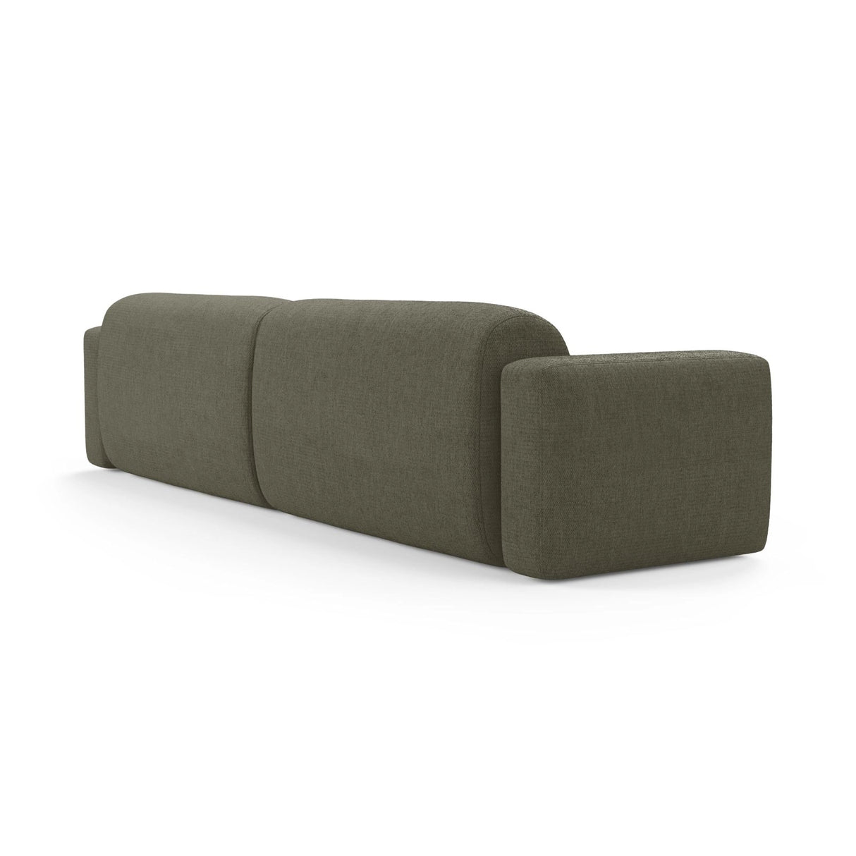 Strino 4-Sitzer Sofa aus Strukturierter Stoff in Dunkles Olivgrün (Sorella 34), 240x98x78 cm von Cosmopolitan Design – Bild 4