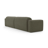 Strino 4-Sitzer Sofa aus Strukturierter Stoff in Dunkles Olivgrün (Sorella 34), 240x98x78 cm von Cosmopolitan Design – Bild 4