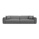 Strino 4-Sitzer Sofa aus Strukturierter Stoff in Grau (Sorella 89), 240x98x78 cm von Cosmopolitan Design – Bild 1