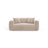Strino Modulares 2-Sitzer Sofa aus Samt in Beige (Salvador 1), 180x98 cm von Cosmopolitan Design – Bild 1